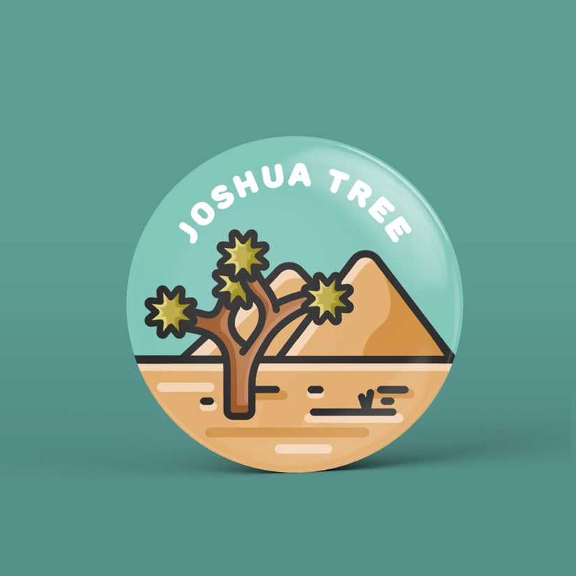 Joshua Tree Mountain Button