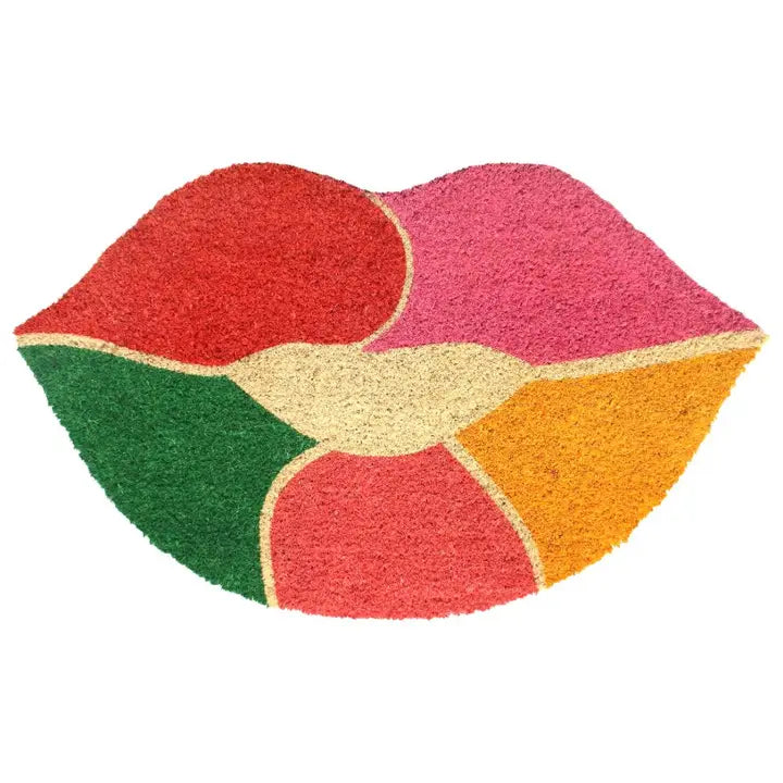 Colorful Lips Doormat
