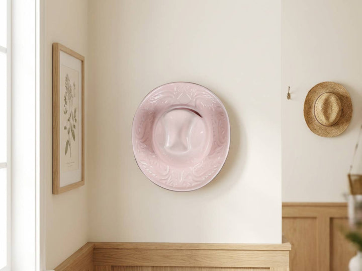 Ceramic Cowboy Hat Hanging Vase