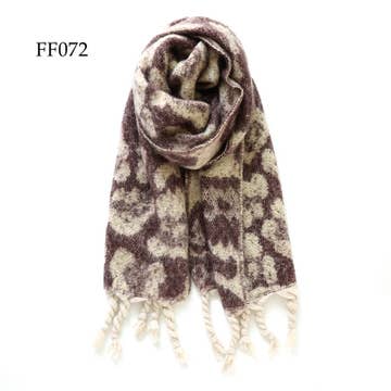 Leopard Brushed Scarf