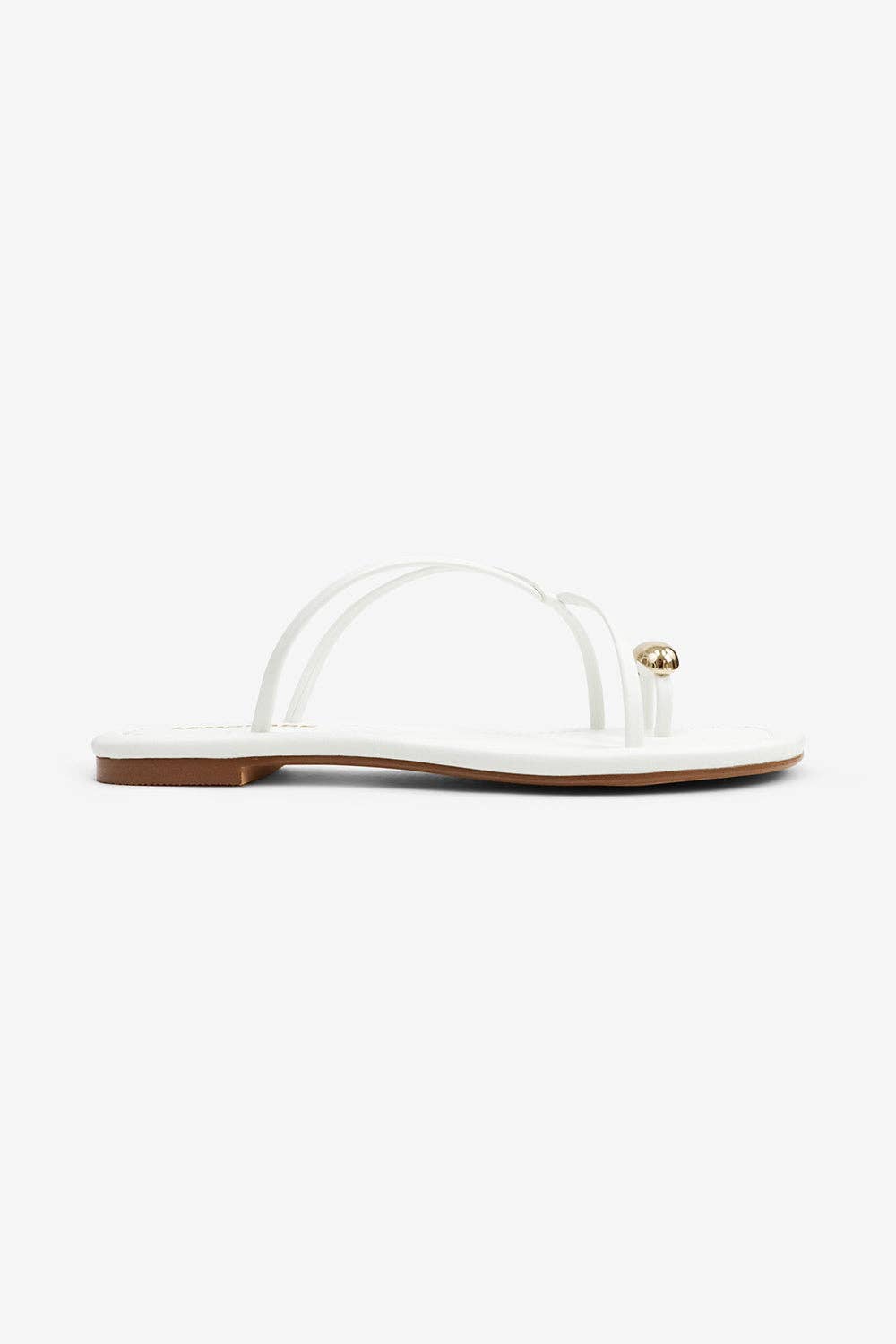 Criscross Gold Toe ring Sandals