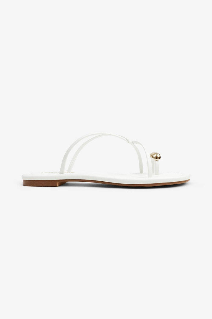 Criscross Gold Toe ring Sandals