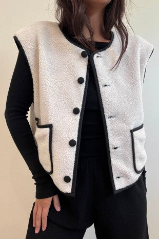 Reversible Teddy Sherpa Vest