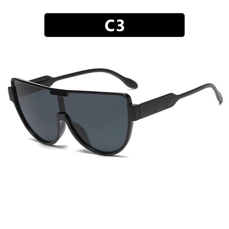 Oversized Sunglasses & Case