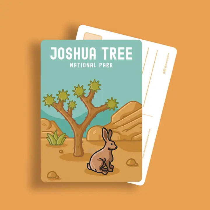 Joshua Tree Bunny Postcard