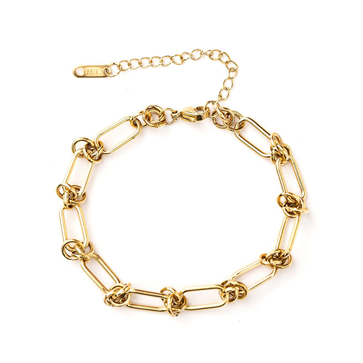 18K Stainless steel Barbed Wire Chain Bracelet