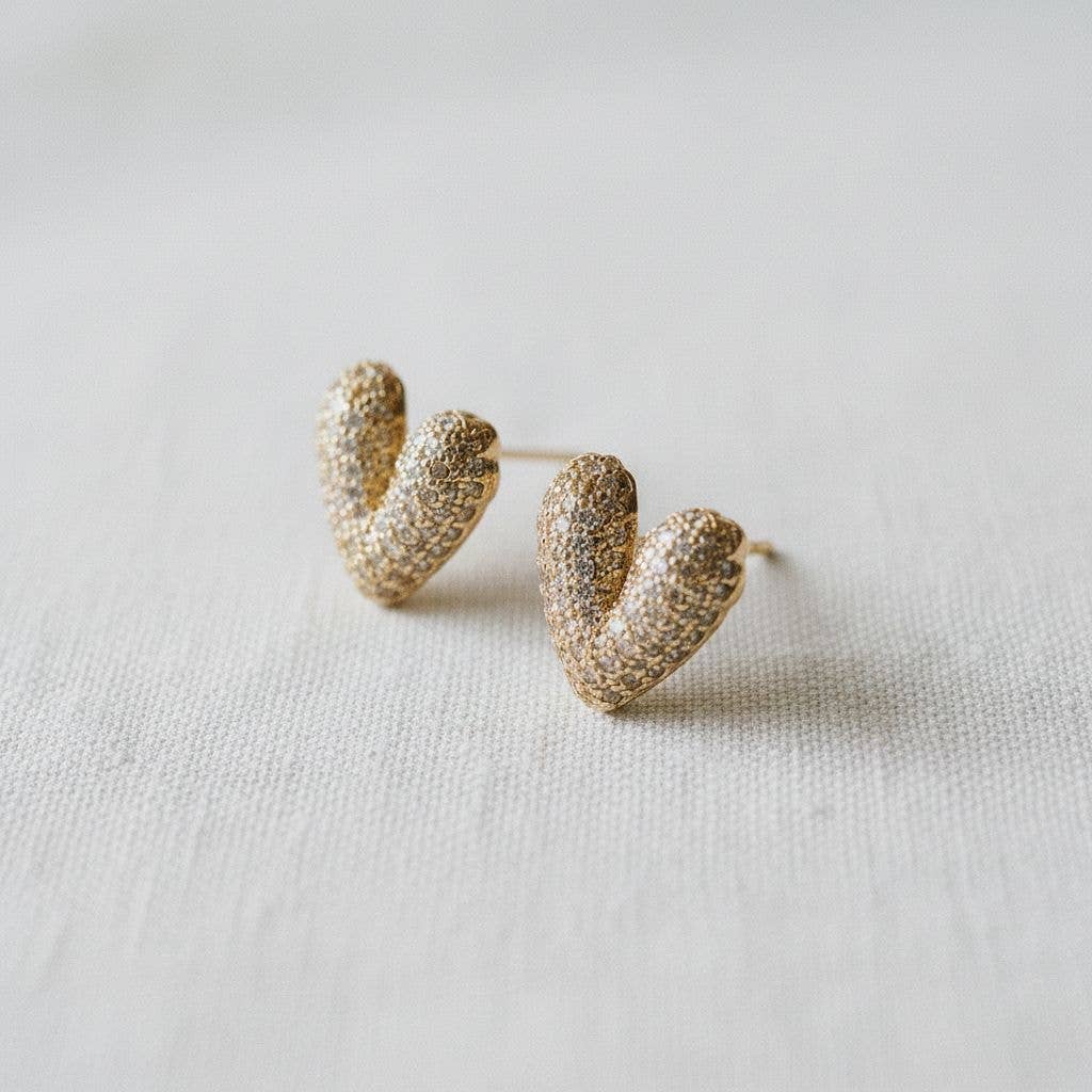 Heart-Shaped Earrings