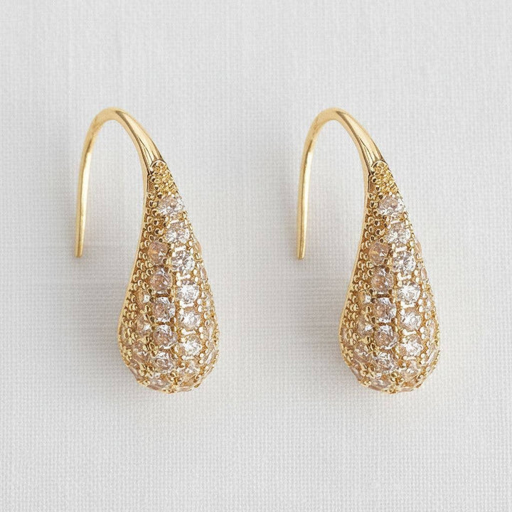 Cubic Zirconia Drop Earrings