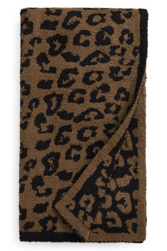 LEOPARD FLEECE BLANKET