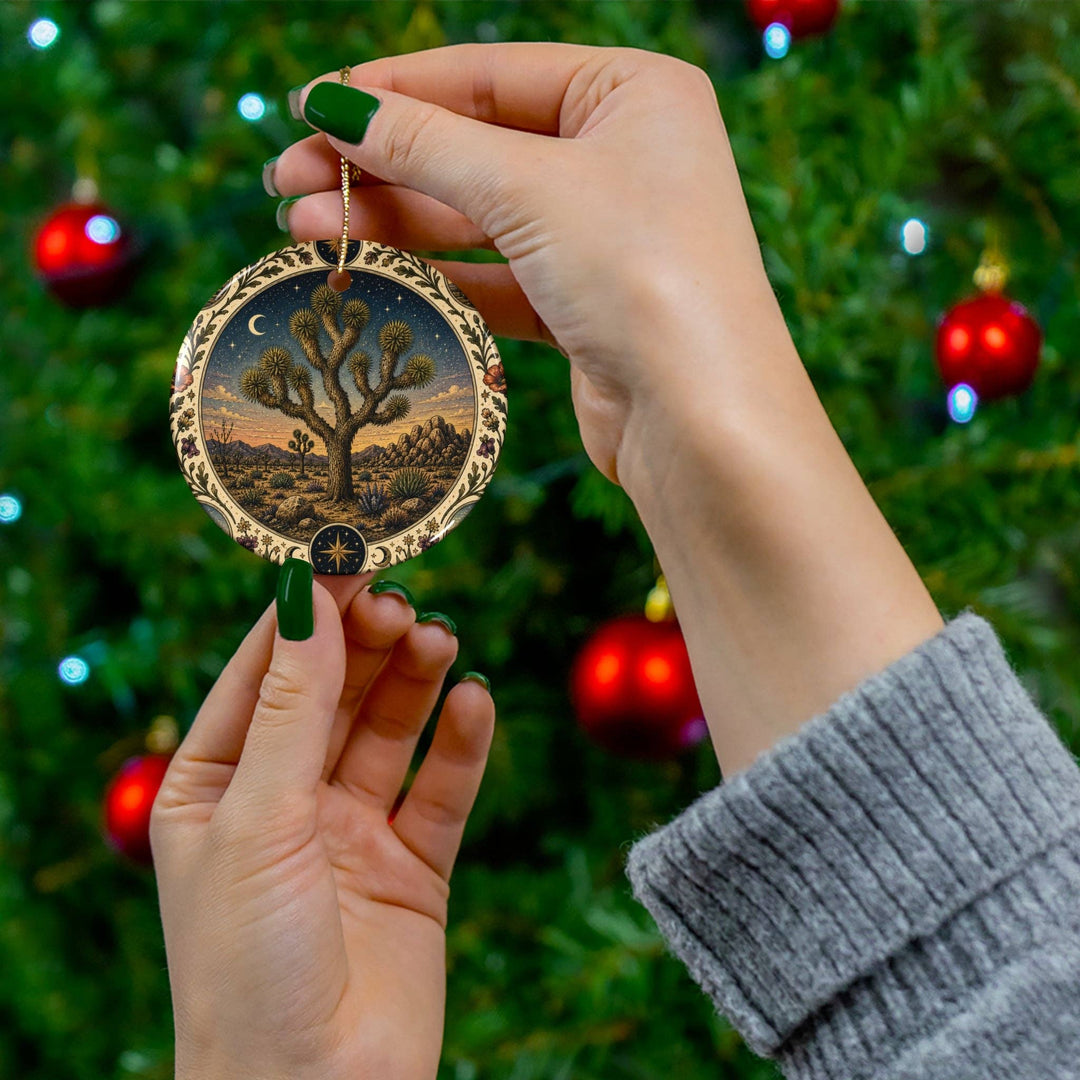 Joshua Tree Ceramic Christmas Ornament