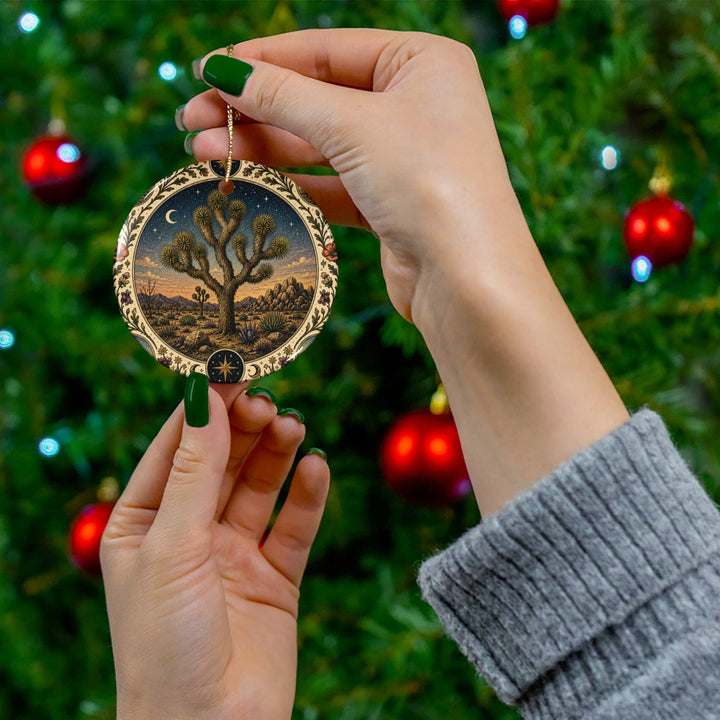 Joshua Tree Ceramic Christmas Ornament