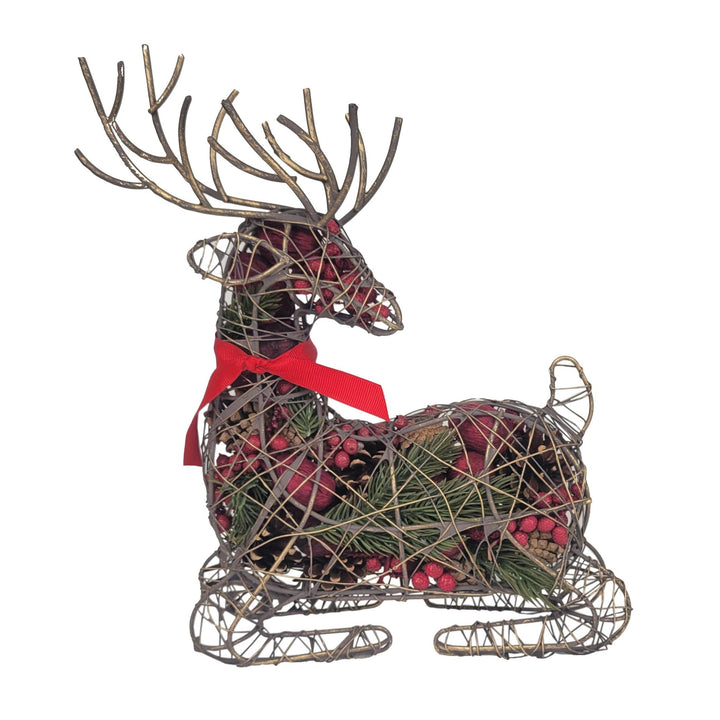 Sitting Deer Wire Fragrance Potpourri
