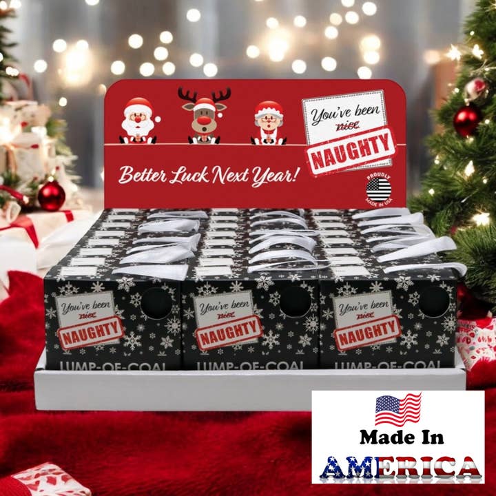 Christmas Lump-Of-Coal Soap