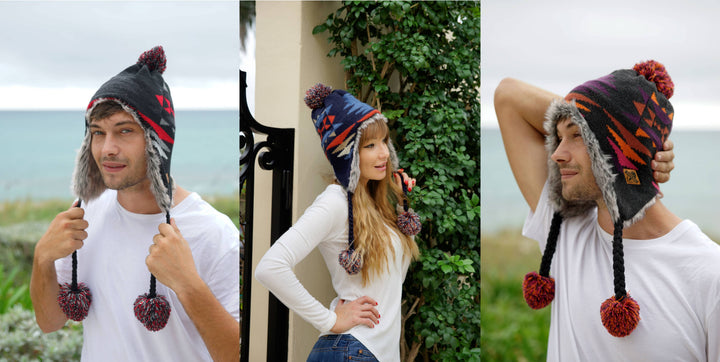 Flat Hat Collection: Trapper Geometric