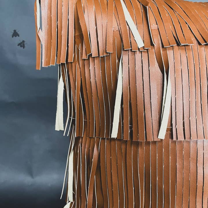 Fringe Flair Saddle Pillow