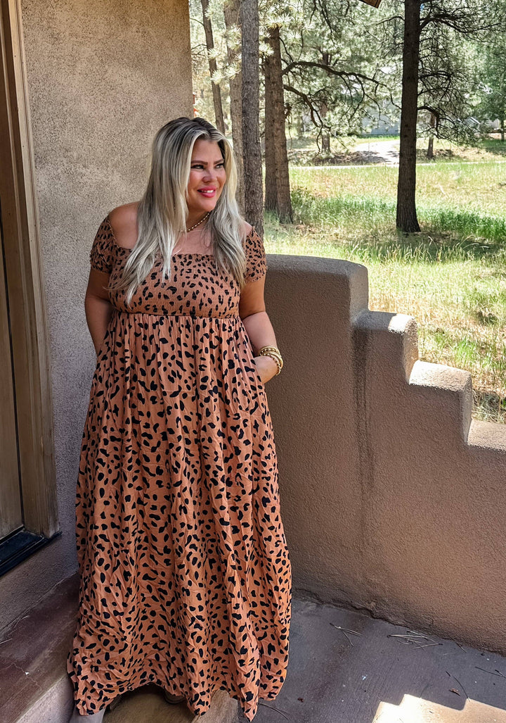 MIKA DRESS: CHEETAH