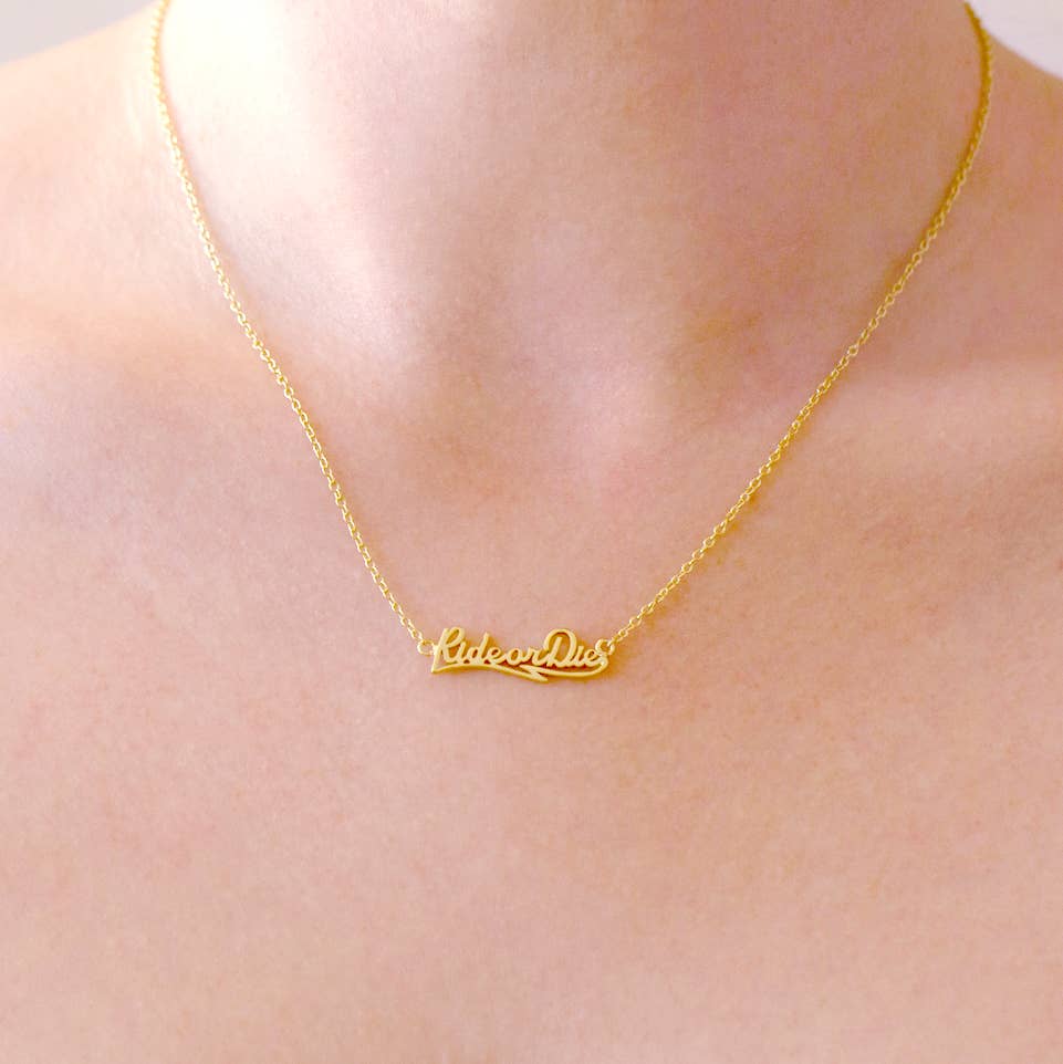 Ride or Die Necklace