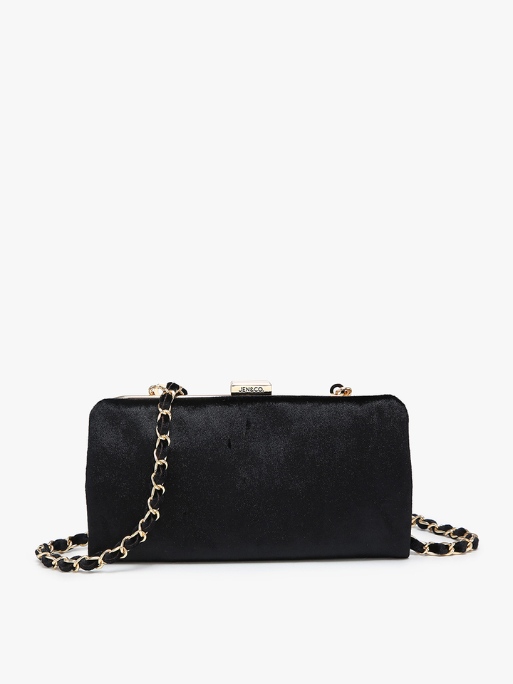 Velvet Wallet Pouch Crossbody