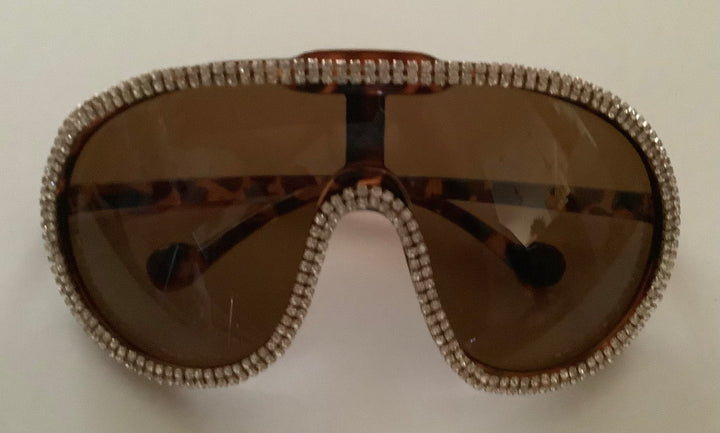 Rhinestone Oversized Sunglasses