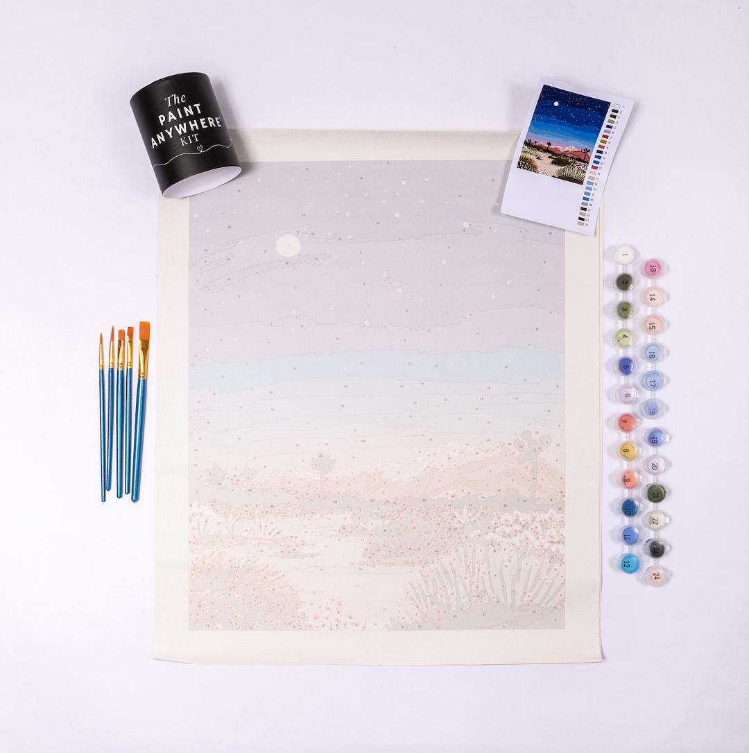 Joshua Tree at Night - Paint by Numbers Deluxe