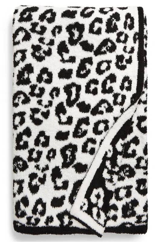 LEOPARD FLEECE BLANKET