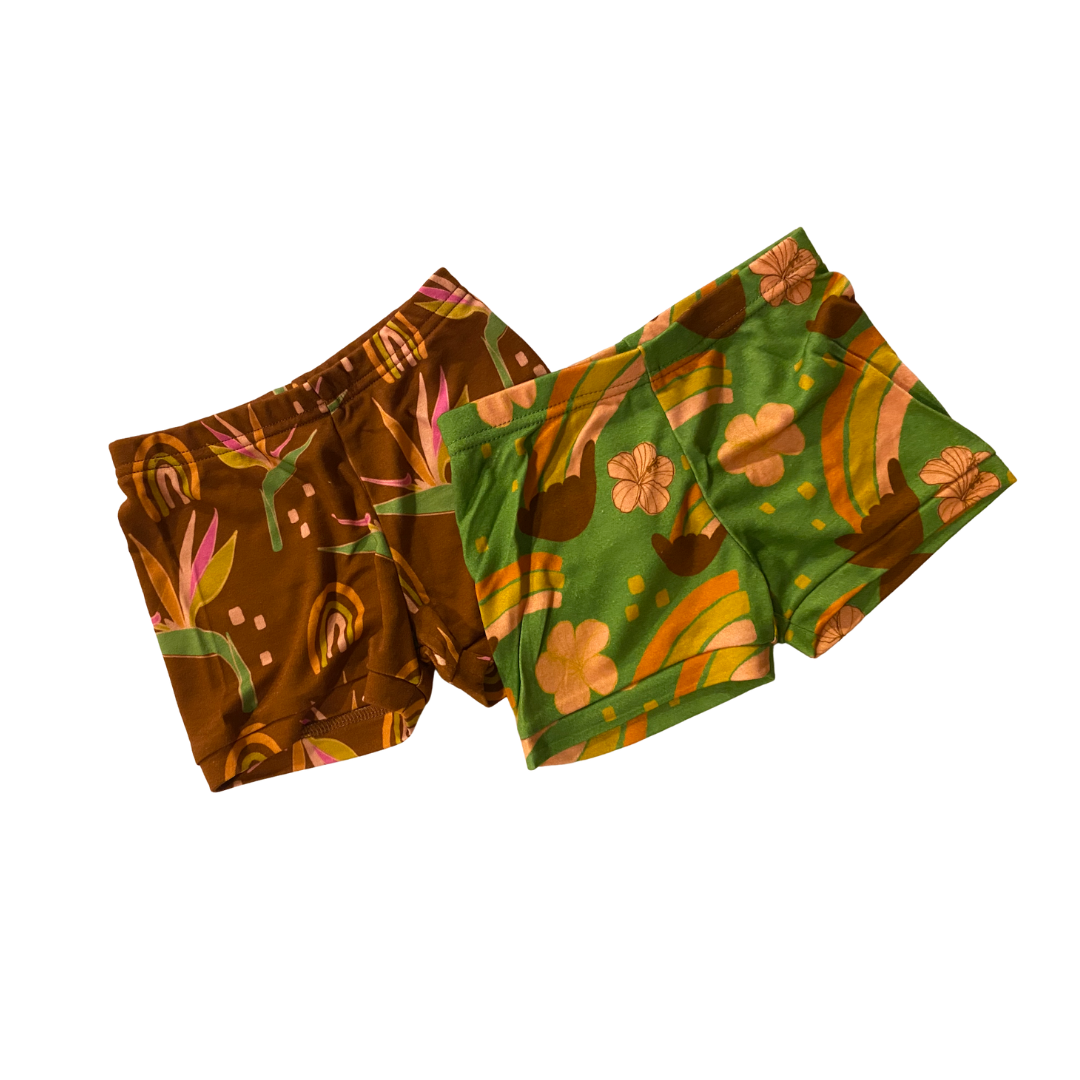 Stretch Shorties - Shaka Rainbow