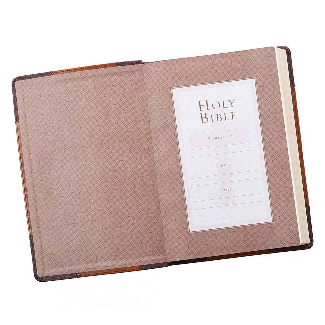 KJV Bible Two Tone Vegan Leather
