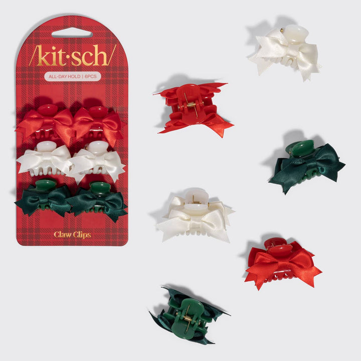 Mini Claw Clips Holiday