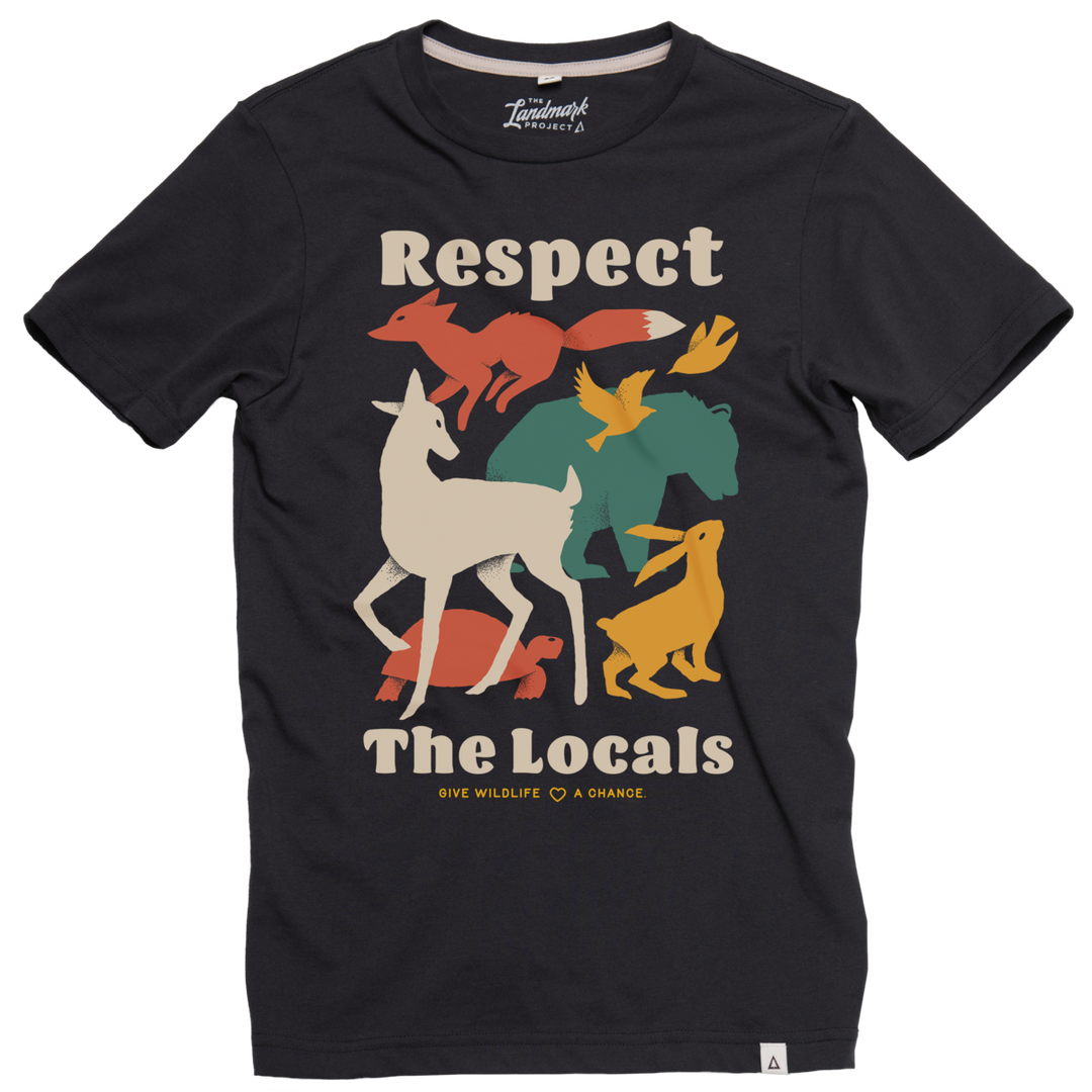 Respect the Locals Tee: Redwood