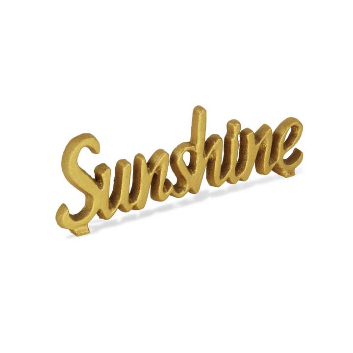 Sunshine Cast Iron Sign