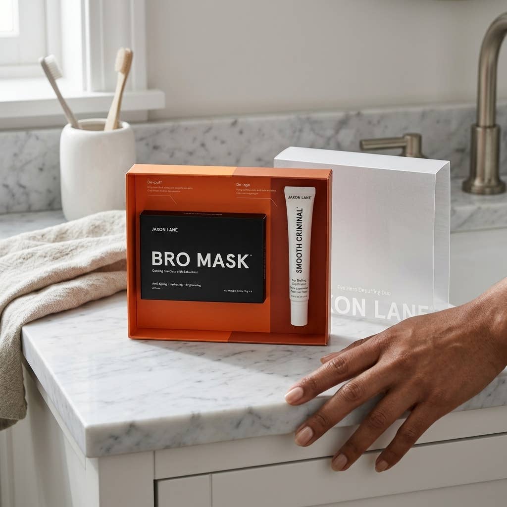 Eye Cream &amp; Eye Gel Set for Men - Eye Duo