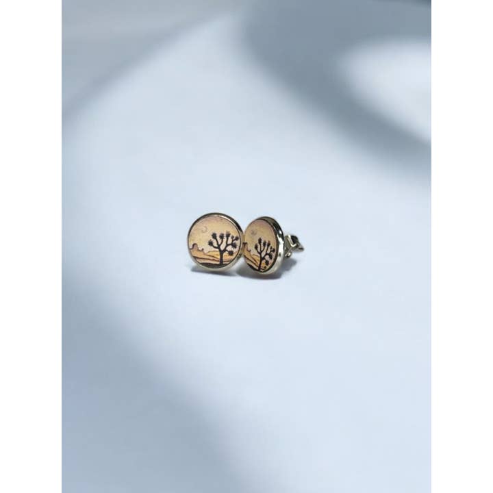 Joshua Tree Desert Stud Earrings