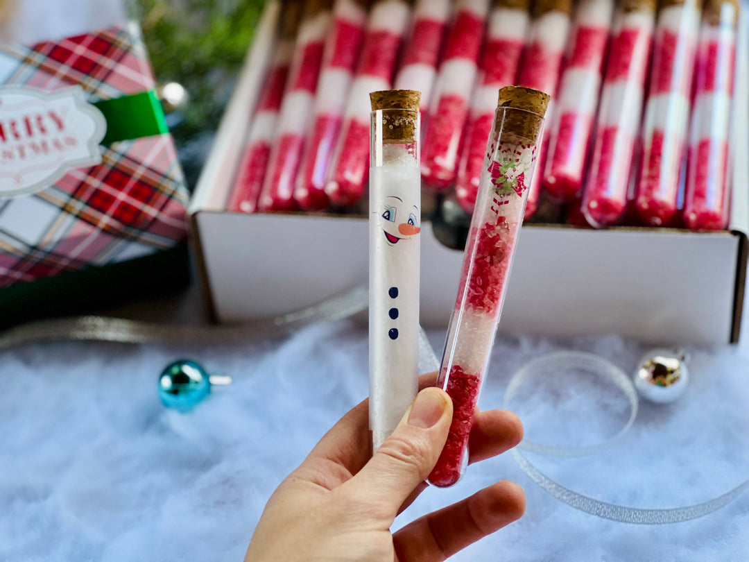 Christmas Bath Salts: Snowflake Blue