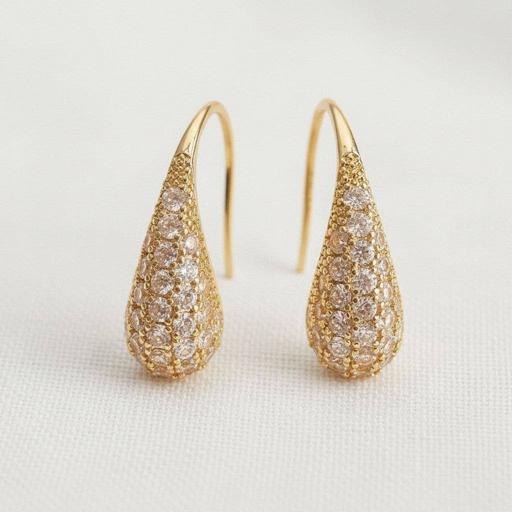 Cubic Zirconia Drop Earrings