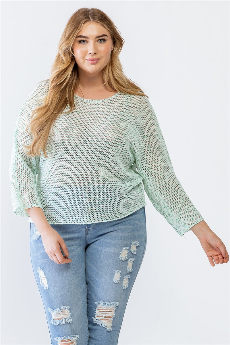 Curvy Knit Sweater