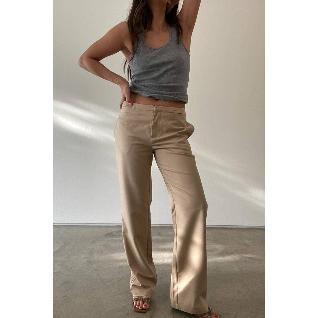 HOOK EYE WAISTBAND TROUSER