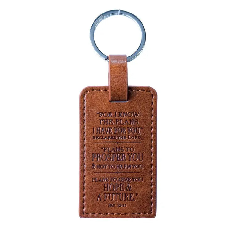 Christian For I Know The Plan Key Ring