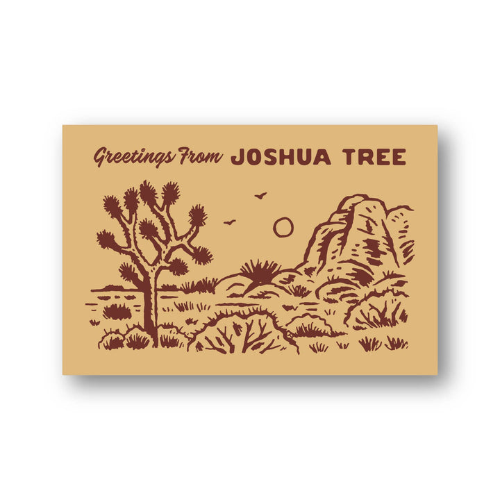 Greetings from Joshua Tree Postcard 