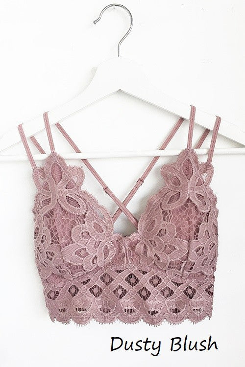 Plus Size Lace Bralette