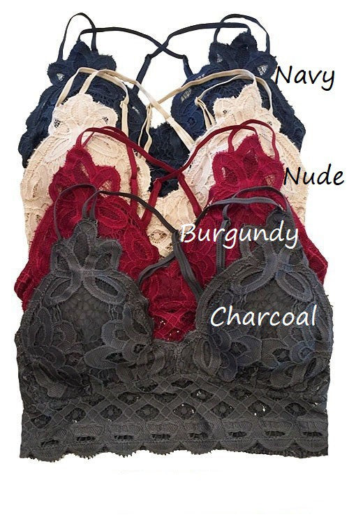 Plus Size Lace Bralette