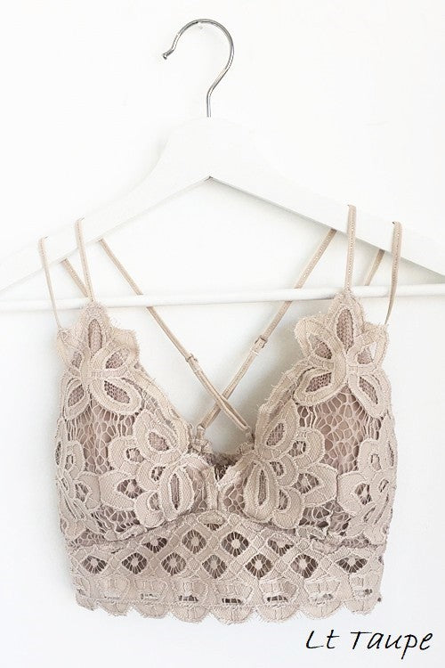 Plus Size Lace Bralette