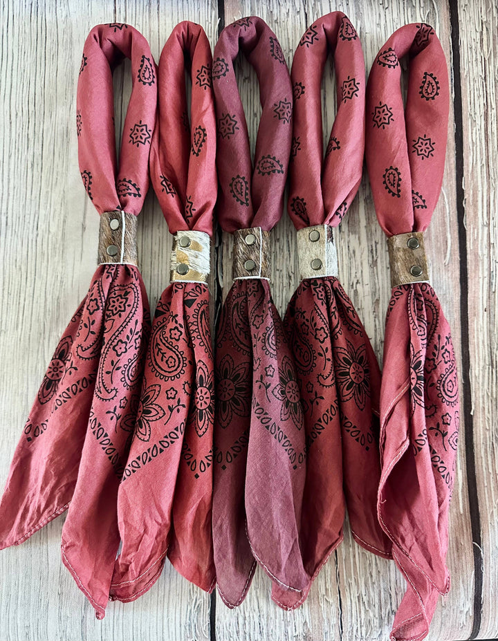 Maroon Hues Hand Dyed Bandanas