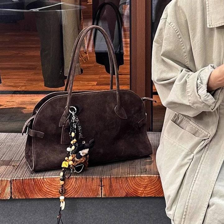 SUEDE TOTE BAG