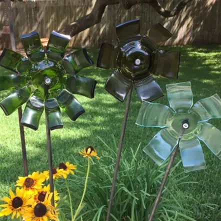 Recycled Bottle Flowers
