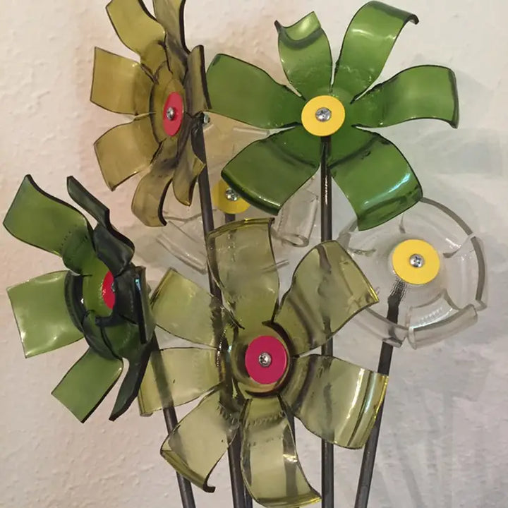 Recycled Bottle Flowers
