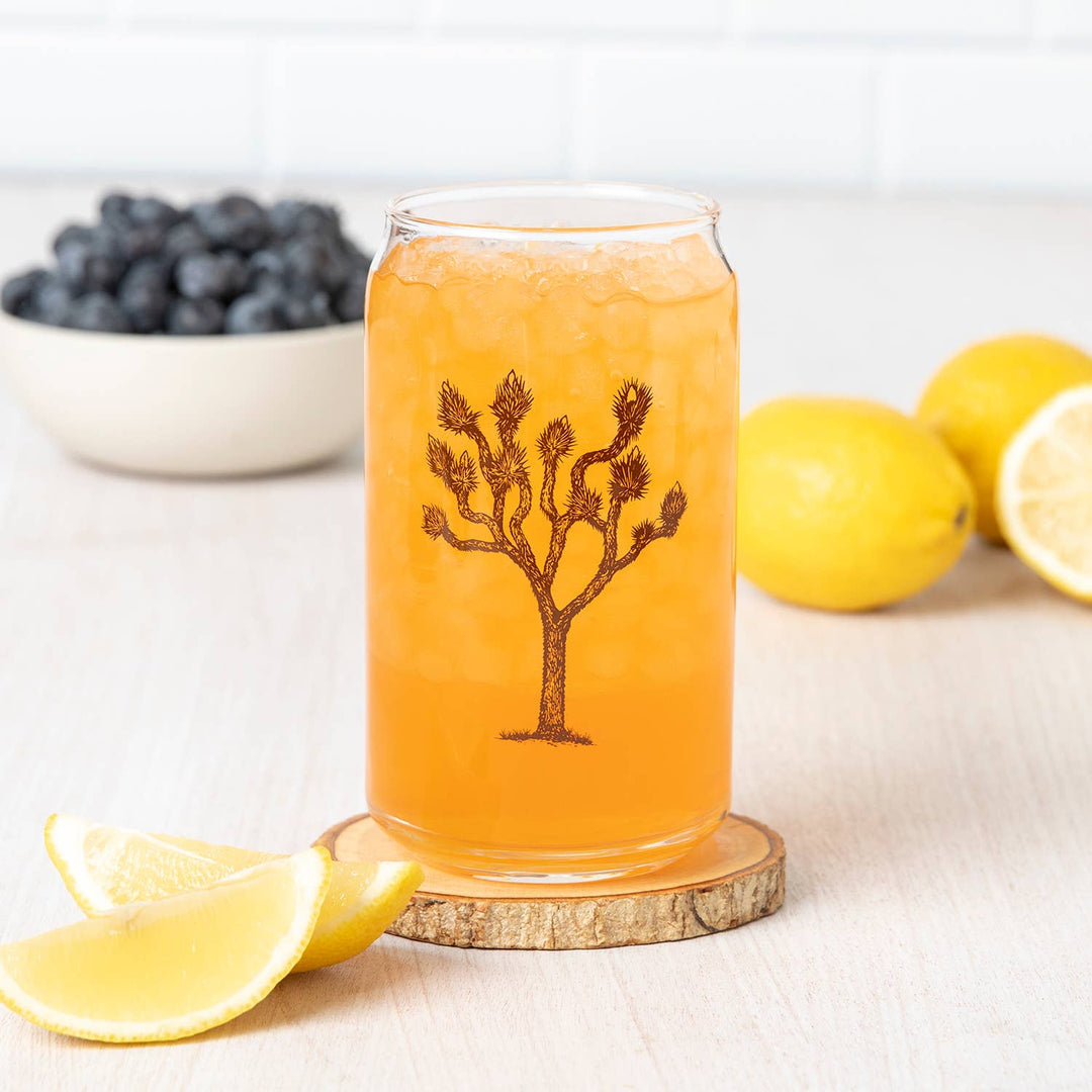 Joshua Tree Can Pint Glass