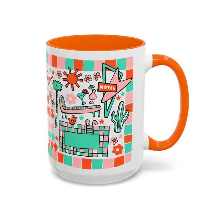 Big Palm Springs Mug (15oz, Orange)