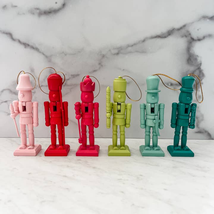 Colorful Nutcrackers - Set of 6
