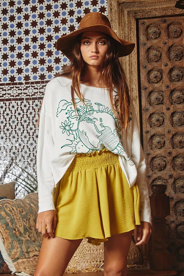 Save The Earth Long Sleeve Top