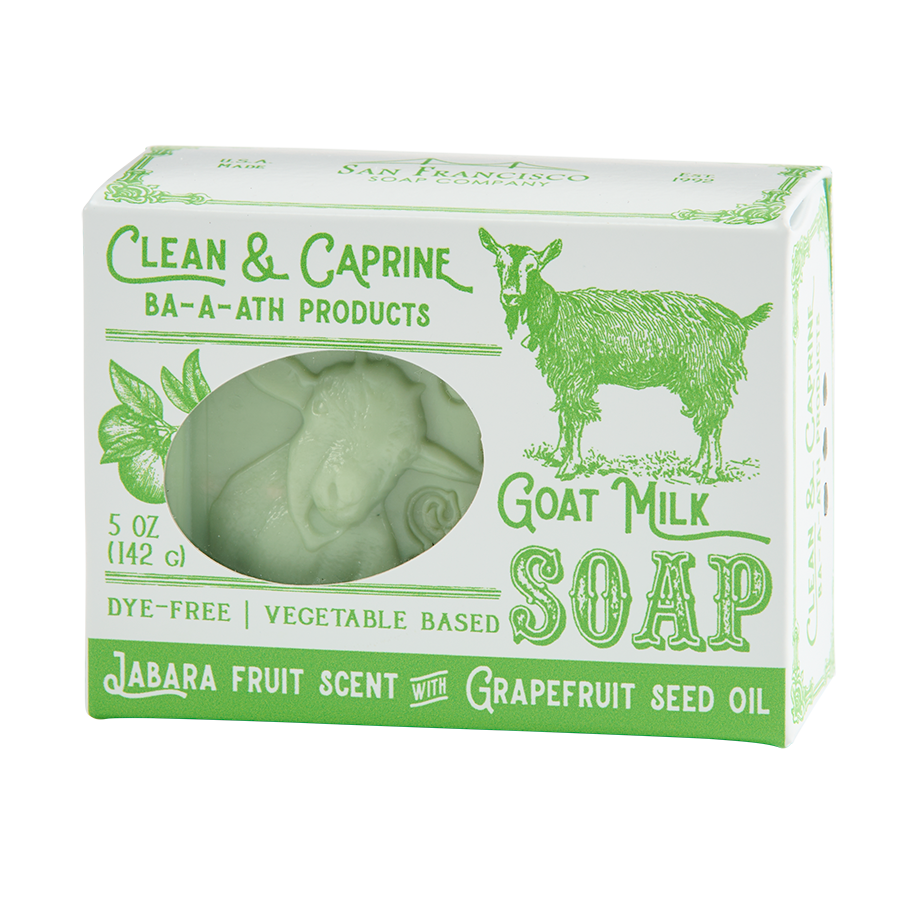 Jabara Goat Milk 5oz pressed bar soap